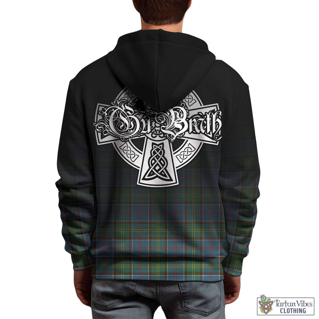 Whitelaw Tartan Hoodie Featuring Alba Gu Brath Family Crest Celtic Inspired - Tartan Vibes Clothing