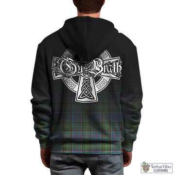 Whitelaw Tartan Hoodie Featuring Alba Gu Brath Family Crest Celtic Inspired