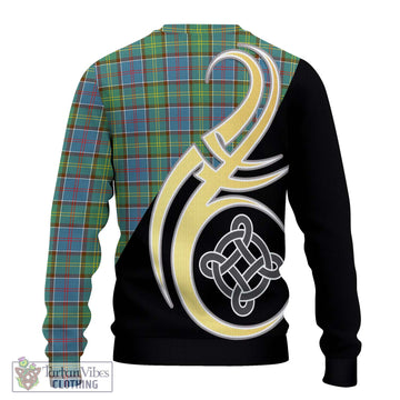 Whitelaw Tartan Ugly Sweater with Family Crest and Celtic Symbol Style - Tartan Vibes Clothing