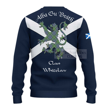 Whitelaw Tartan Lion Rampant Ugly Sweater Proudly Display Your Heritage with Alba Gu Brath and Clan Name - Tartan Vibes Clothing