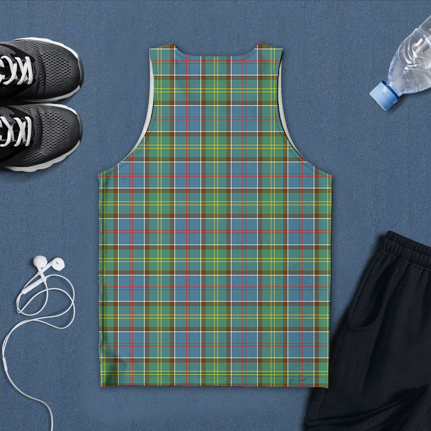 Whitelaw Tartan Mens Tank Top with Family Crest - Tartan Vibes Clothing