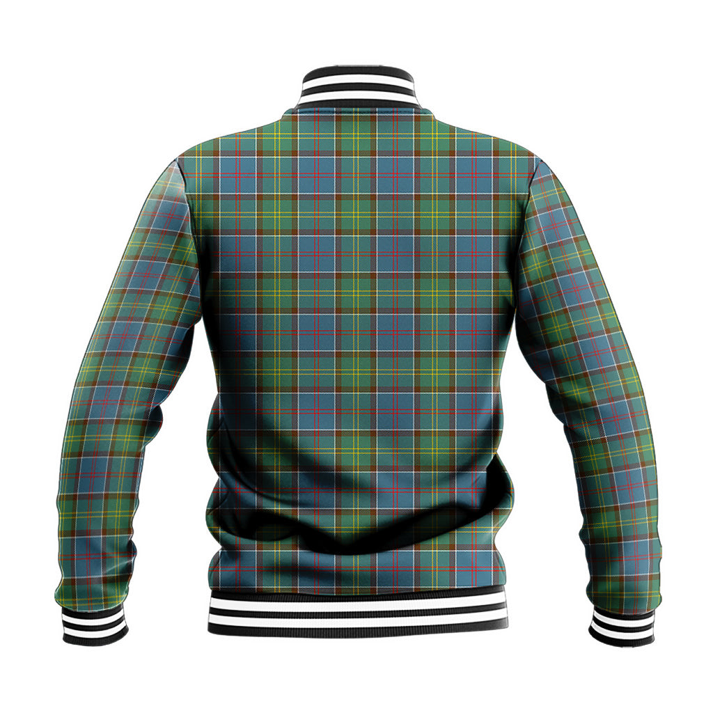 Whitelaw Tartan Baseball Jacket with Family Crest - Tartan Vibes Clothing