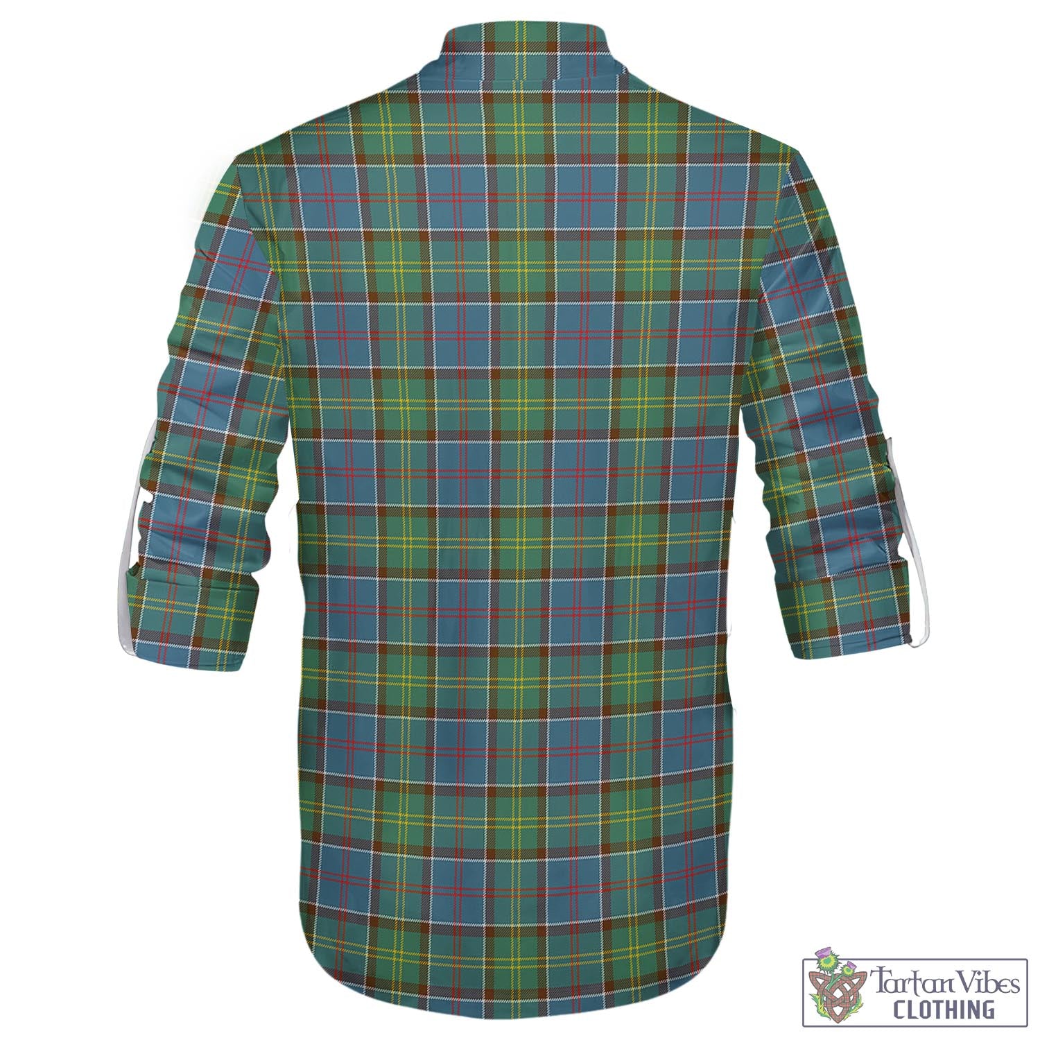 Whitelaw Tartan Men's Scottish Traditional Jacobite Ghillie Kilt Shirt - Tartan Vibes Clothing