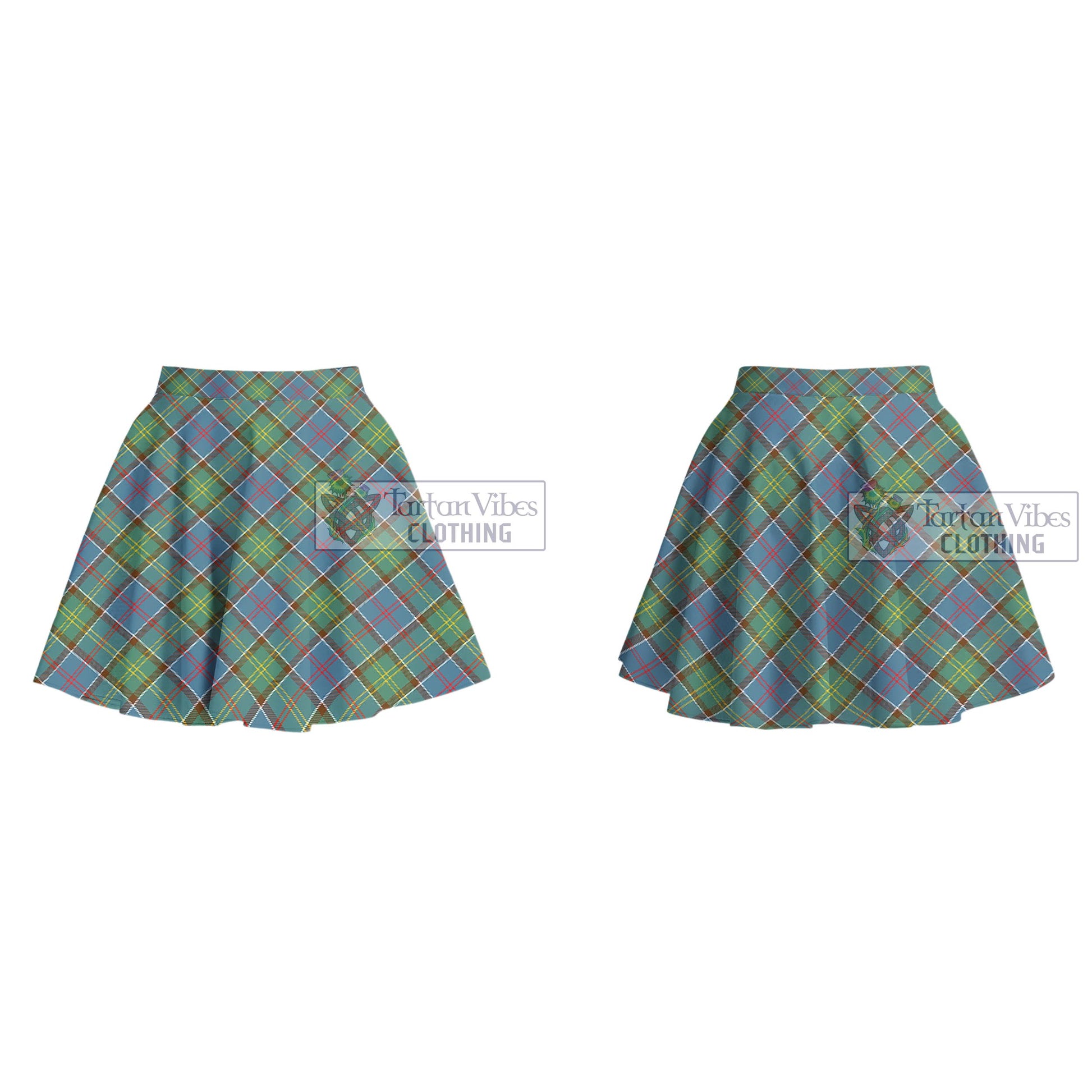 Tartan Vibes Clothing Whitelaw Tartan Women's Plated Mini Skirt