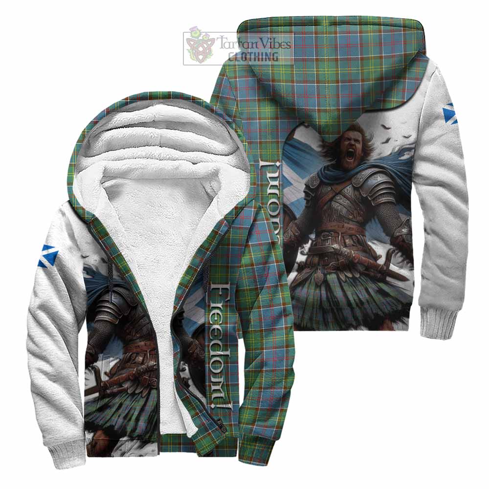Tartan Vibes Clothing Whitelaw Crest Tartan Sherpa Hoodie Inspired by the Freedom of Scottish Warrior