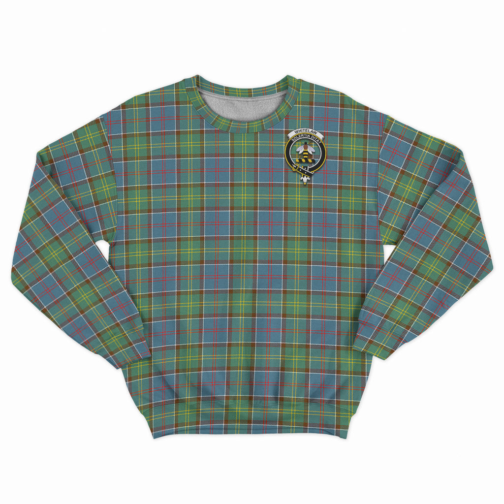 Whitelaw Tartan Sweatshirt with Family Crest - Tartan Vibes Clothing