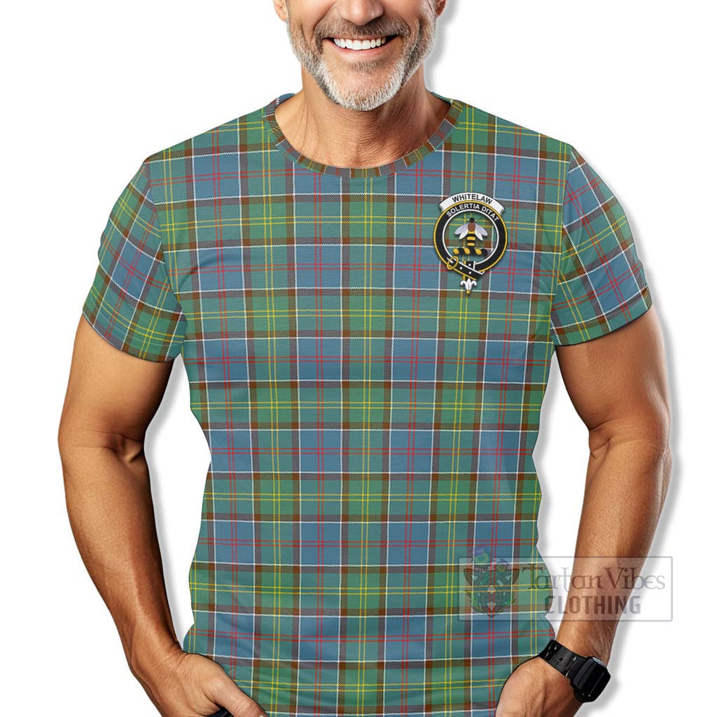 Whitelaw Tartan T-Shirt with Family Crest Celtic Skull Style - Tartan Vibes Clothing