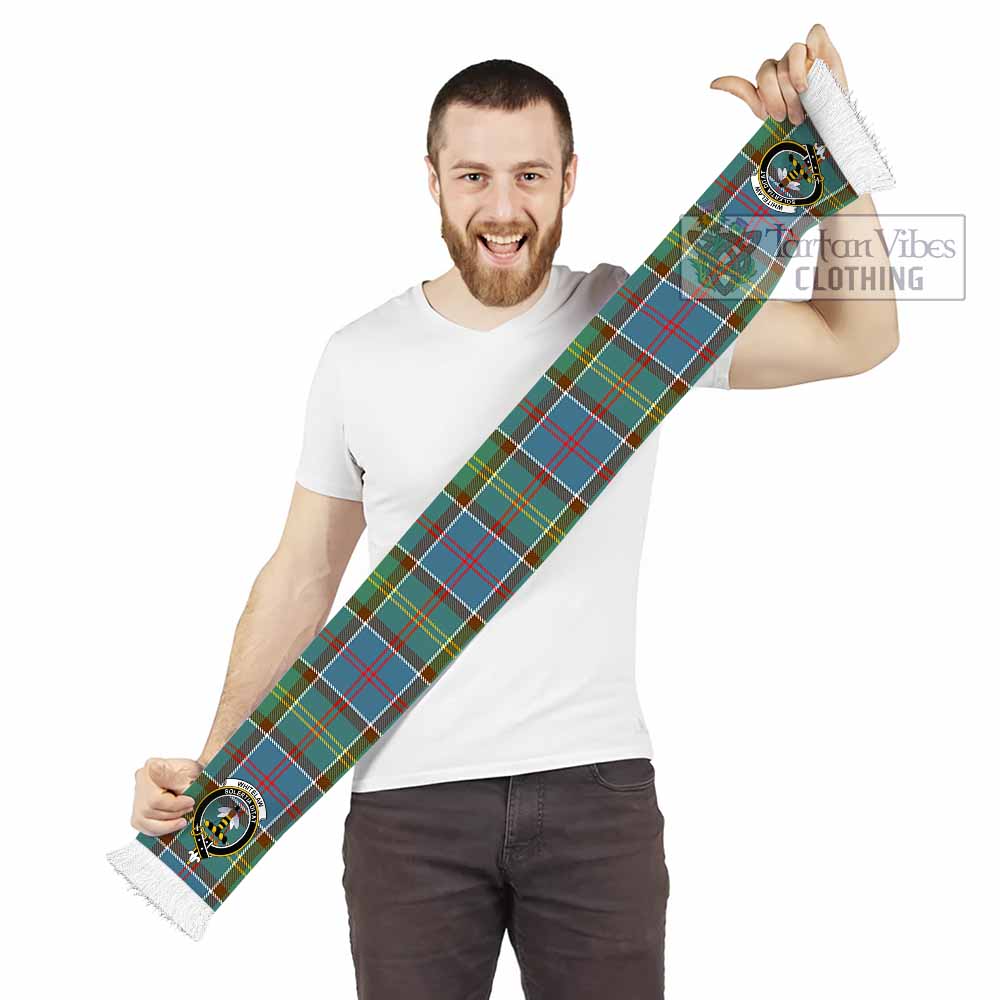 Whitelaw Tartan Ruffneck Scarf with Family Crest - Tartan Vibes Clothing