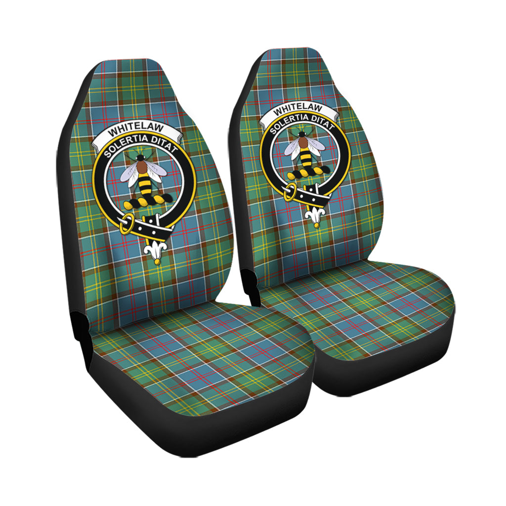 Whitelaw Tartan Car Seat Cover with Family Crest - Tartan Vibes Clothing