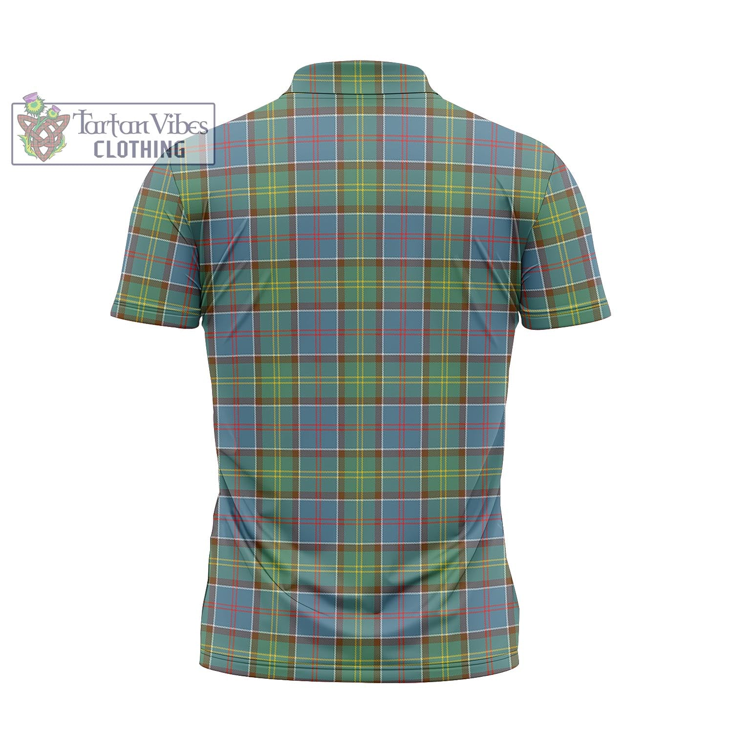 Whitelaw Tartan Zipper Polo Shirt - Tartan Vibes Clothing