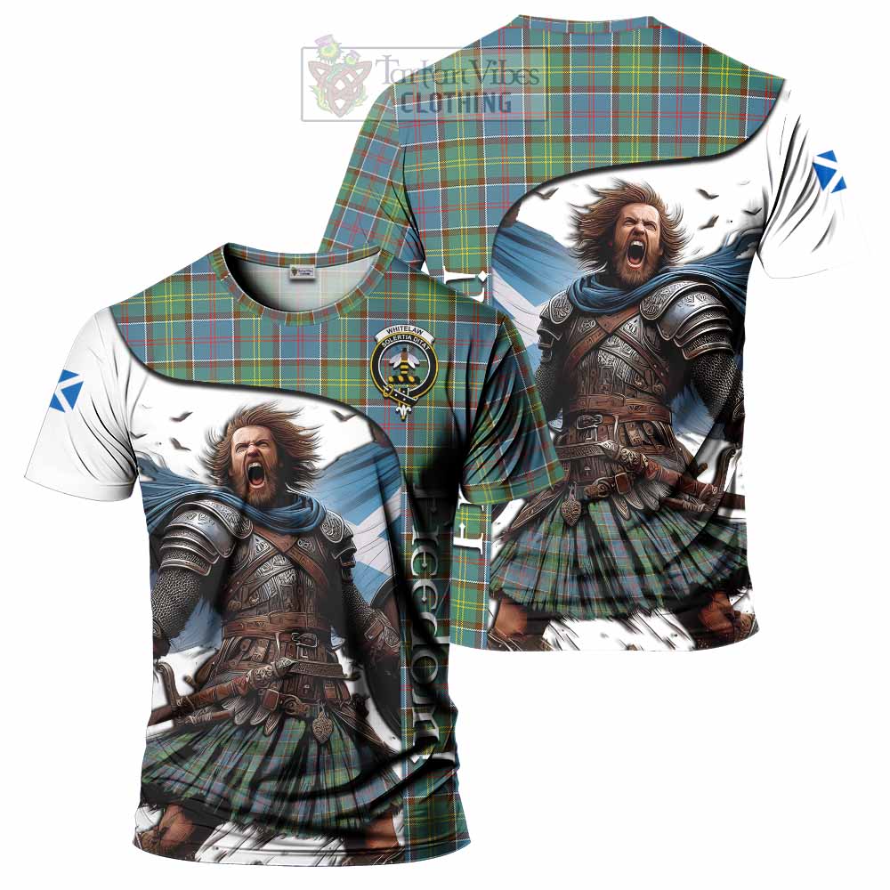 Whitelaw Crest Tartan T-Shirt Inspired by the Freedom of Scottish Warrior