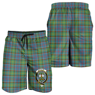 Whitelaw Tartan Mens Shorts with Family Crest - Tartan Vibes Clothing