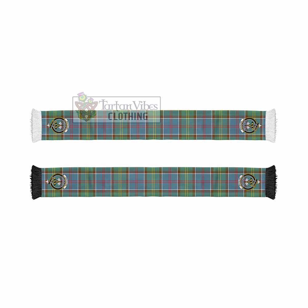 Whitelaw Tartan Ruffneck Scarf with Family Crest - Tartan Vibes Clothing