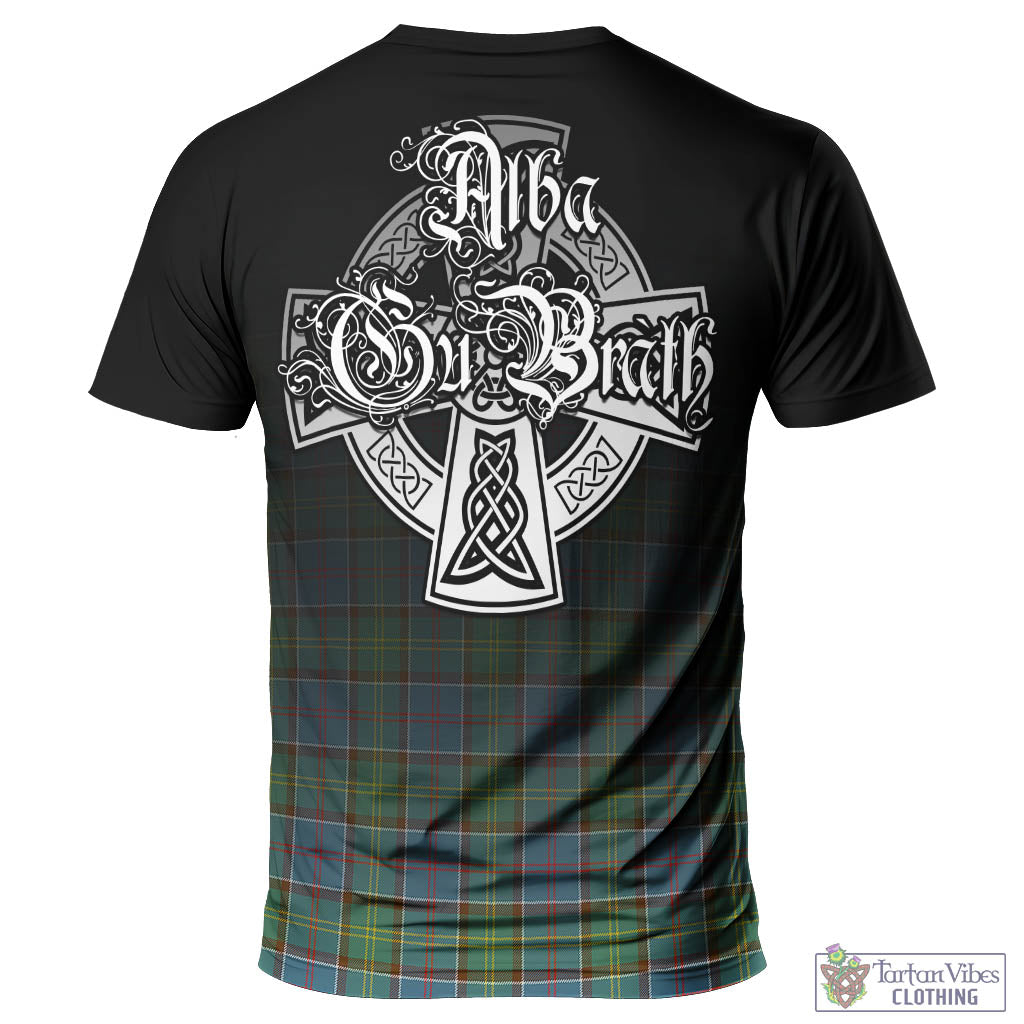 Whitelaw Tartan T-Shirt Featuring Alba Gu Brath Family Crest Celtic Inspired - Tartan Vibes Clothing