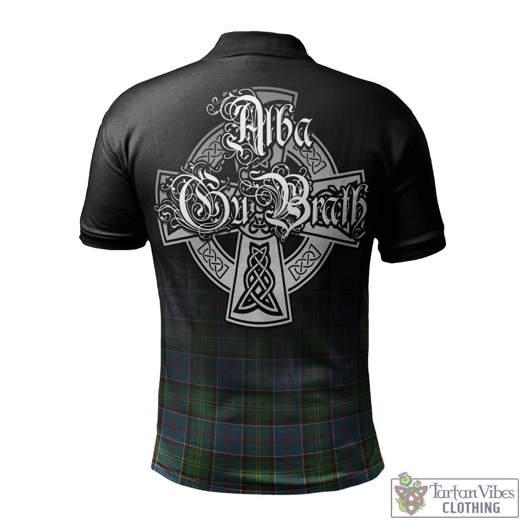 Whitelaw Tartan Polo Shirt Featuring Alba Gu Brath Family Crest Celtic Inspired - Tartan Vibes Clothing