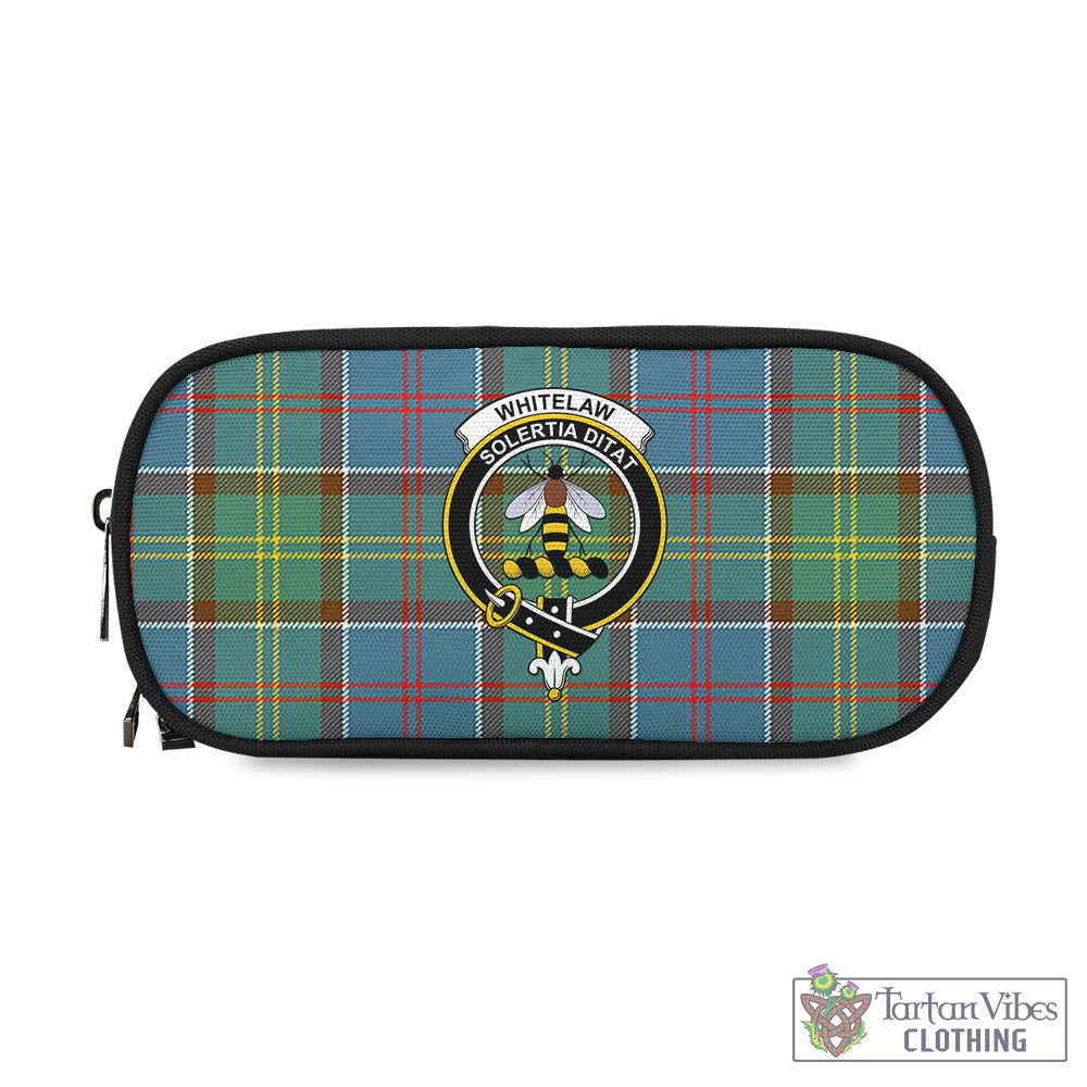 Whitelaw Tartan Pen and Pencil Case with Family Crest - Tartan Vibes Clothing
