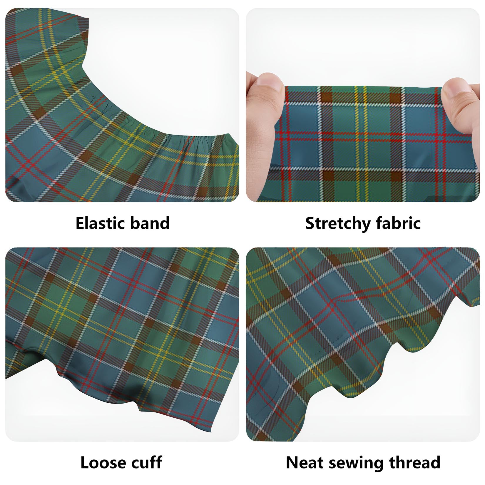 Whitelaw Tartan Off Shoulder Long Dress - Tartan Vibes Clothing