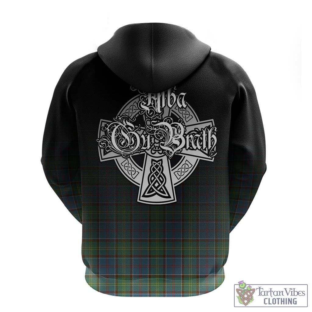 Whitelaw Tartan Hoodie Featuring Alba Gu Brath Family Crest Celtic Inspired - Tartan Vibes Clothing