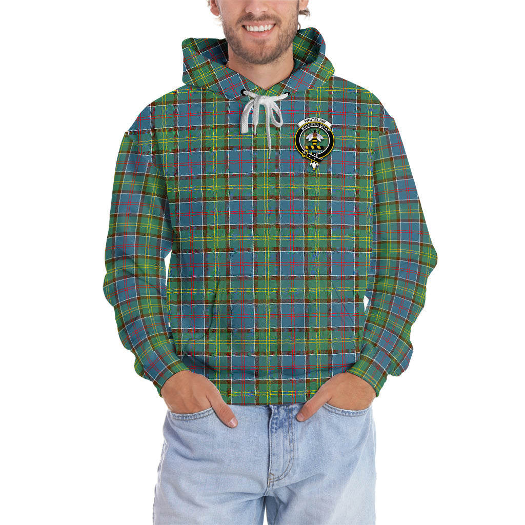 Whitelaw Tartan Hoodie with Family Crest - Tartan Vibes Clothing