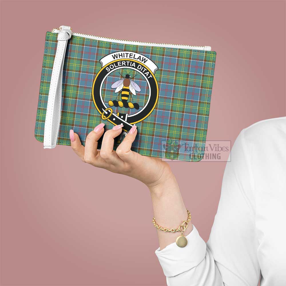 Tartan Vibes Clothing Whitelaw Family Crest Tartan Clutch Bag