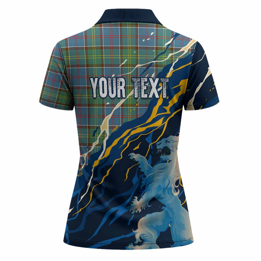 Whitelaw Scotland Tartan Women Polo Shirt WC2026 Football - We'll Be Coming