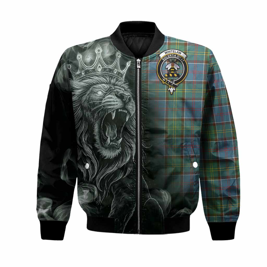Whitelaw Tartan Bomber Jacket Roaring Lion Heritage