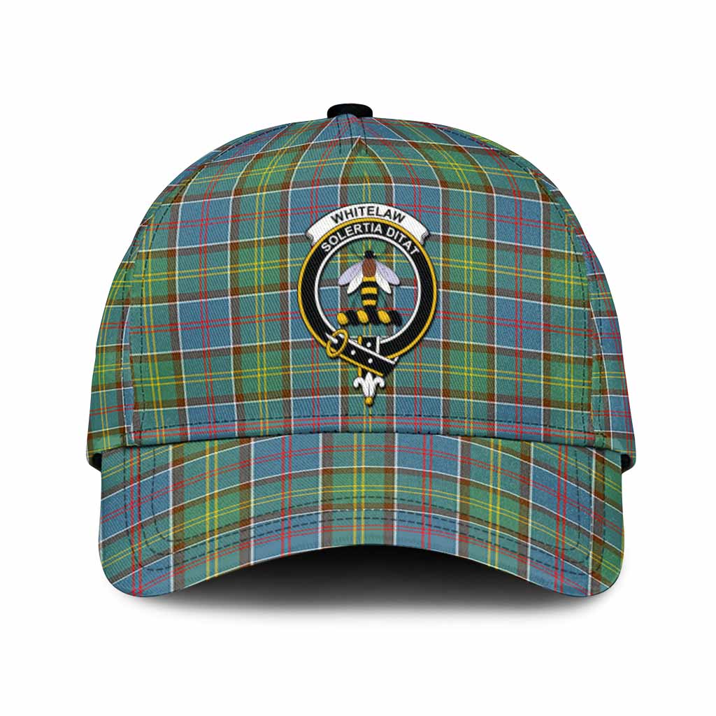 Whitelaw Tartan Classic Cap with Family Crest