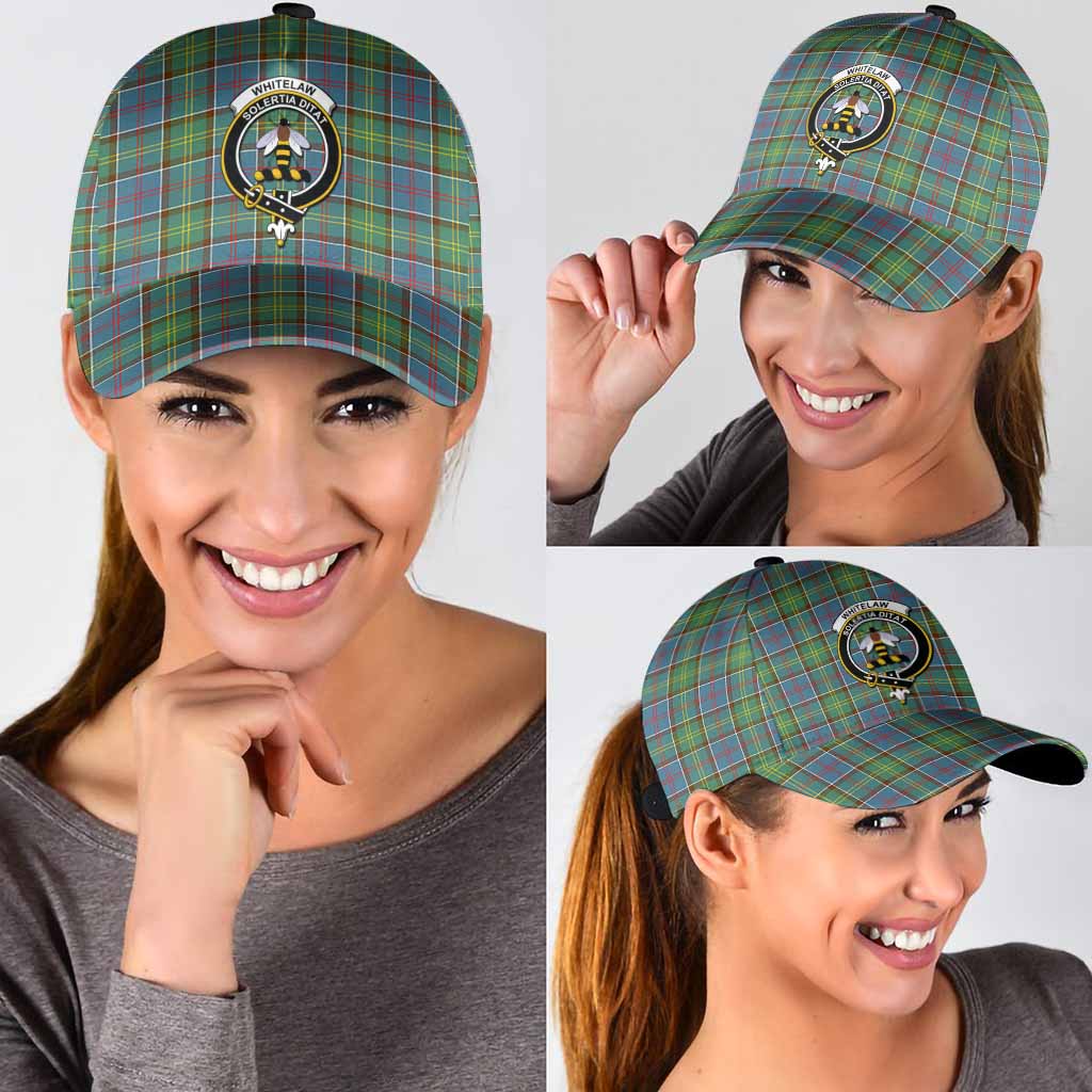 Whitelaw Tartan Classic Cap with Family Crest