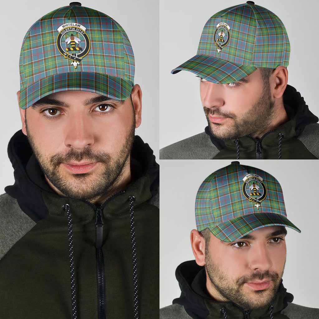 Whitelaw Tartan Classic Cap with Family Crest
