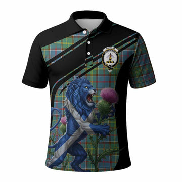 Whitelaw Tartan Crest Polo Shirt Scottish Lion Rampant Thistle Kid - Tartan Vibes Clothing