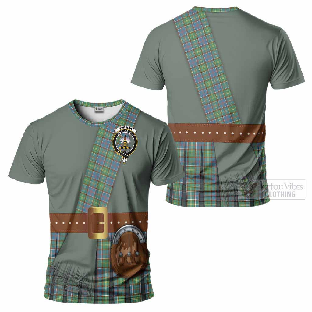 Whitelaw Tartan Crest T-Shirt Kilt Costume Style