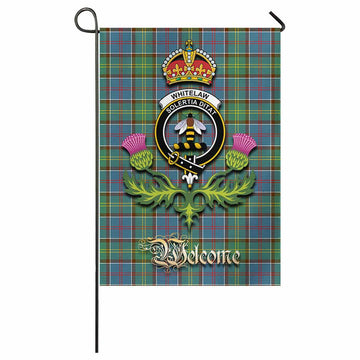 Whitelaw Tartan Family Crest Garden Flag Royal Thistle Welcome Style