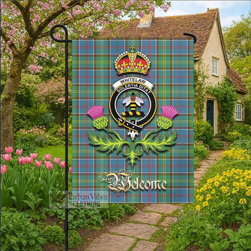 Whitelaw Tartan Family Crest Garden Flag Royal Thistle Welcome Style