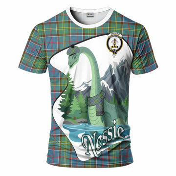 Whitelaw Tartan Family Crest T-Shirt Nessie Scottish Loch Ness Monster
