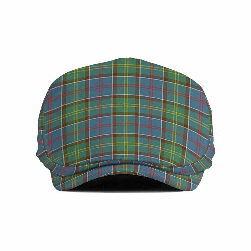Whitelaw Tartan Jeff Cap, Tartan Flat Cap