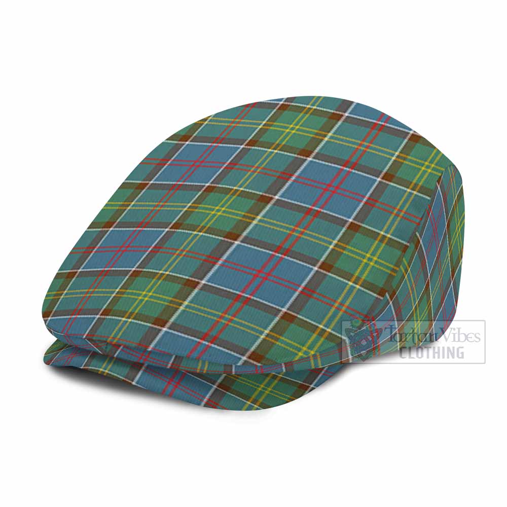 Whitelaw Tartan Jeff Cap, Tartan Flat Cap