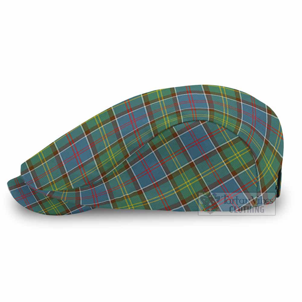 Whitelaw Tartan Jeff Cap, Tartan Flat Cap