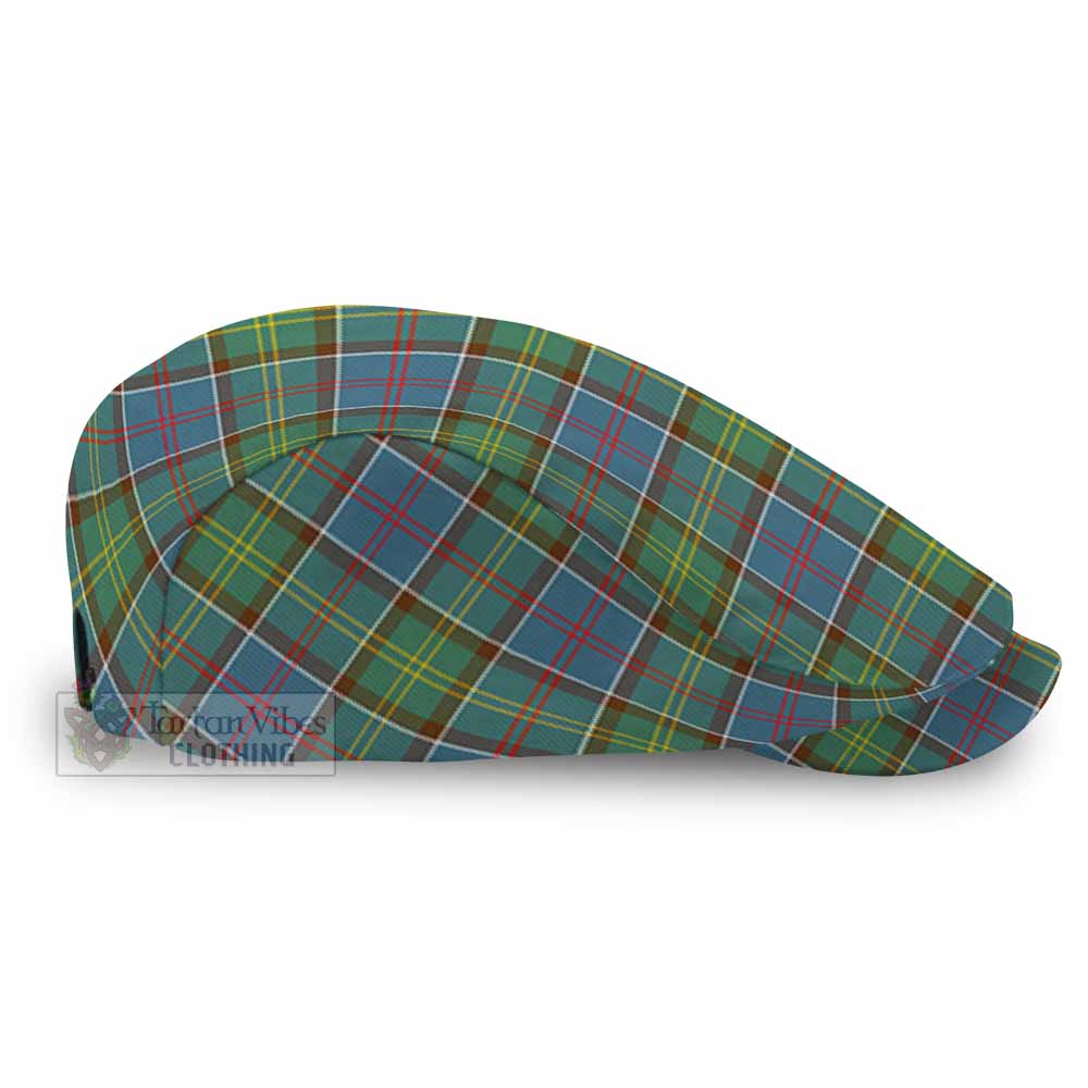 Whitelaw Tartan Jeff Cap, Tartan Flat Cap