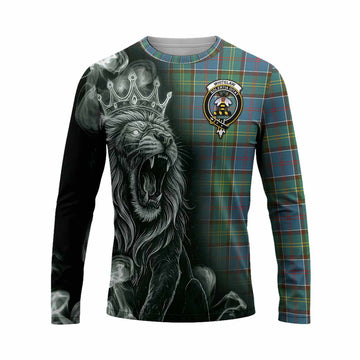 Whitelaw Tartan Long Sleeve T-Shirt Roaring Lion Heritage