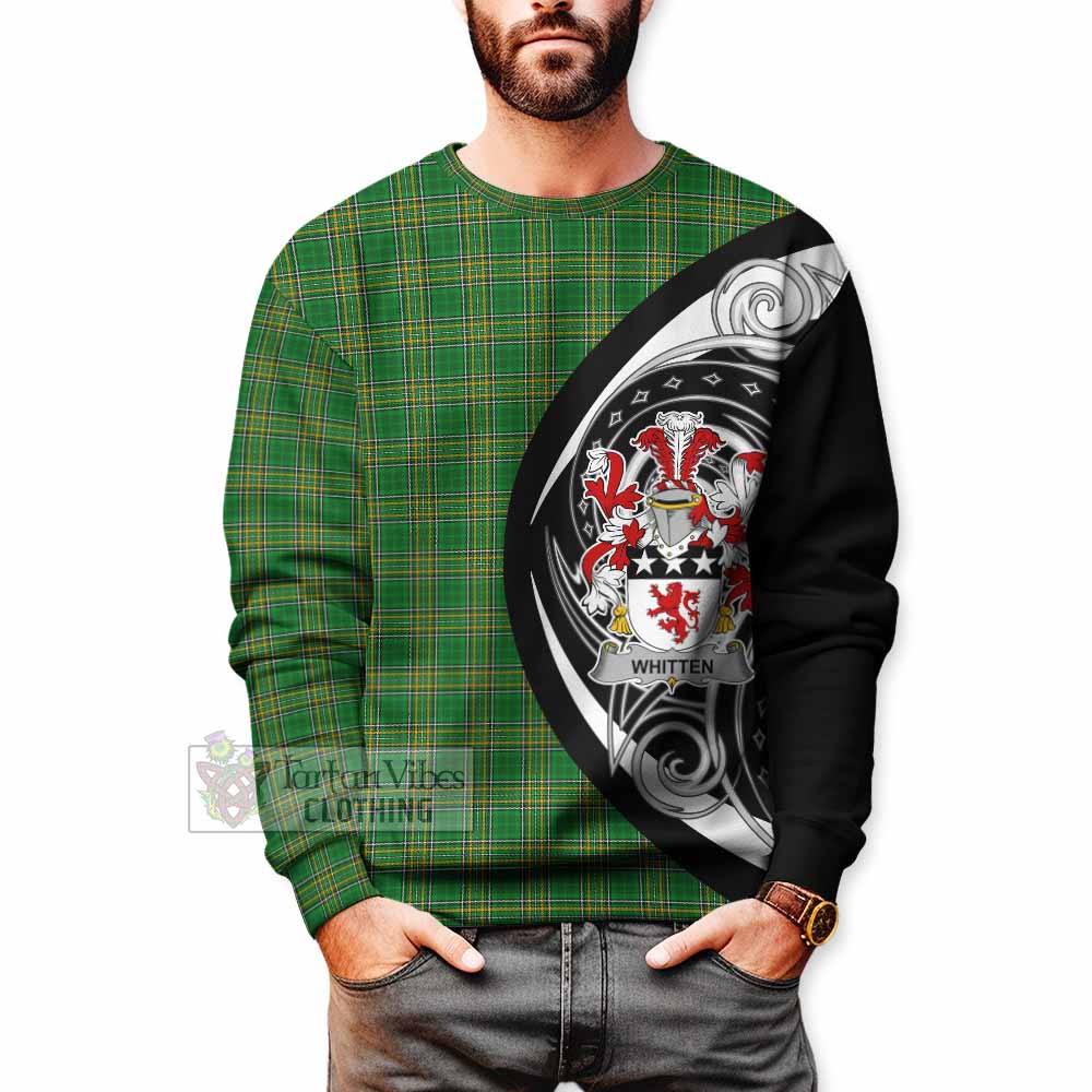Tartan Vibes Clothing Whitten Irish Clan Sweatshirt Celtic Circle Style