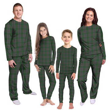 Wicklow County Ireland Tartan Pajamas Family Set