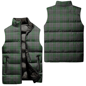 Wicklow County Ireland Tartan Sleeveless Puffer Jacket