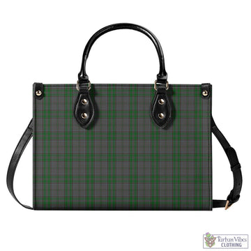 Wicklow County Ireland Tartan Luxury Leather Handbags