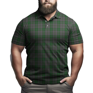 Wicklow County Ireland Tartan Mens Polo Shirt