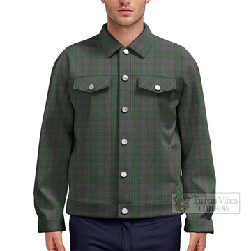 Wicklow County Ireland Tartan Unisex Lapel Cotton Jacket