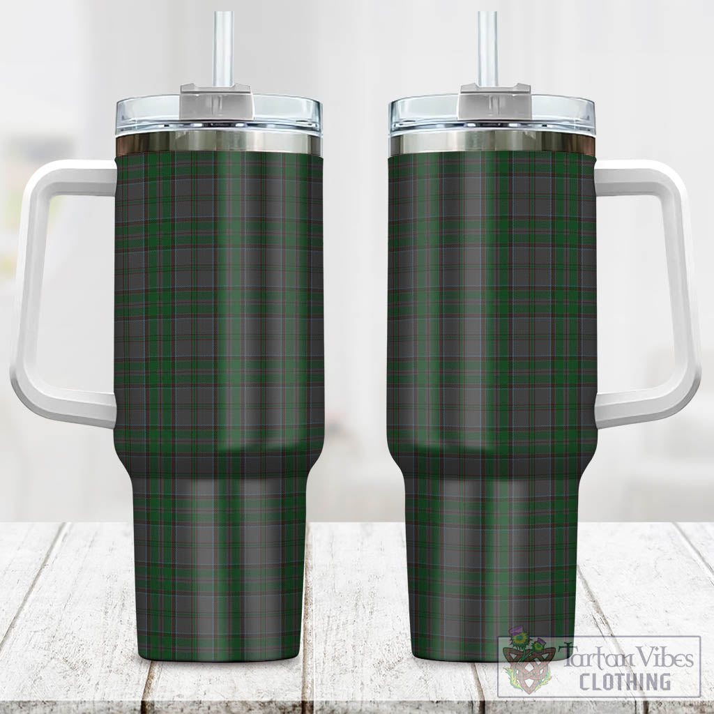 Wicklow County Ireland Tartan Tumbler with Handle One Size 40 OZ - Tartan Vibes Clothing