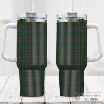 Wicklow County Ireland Tartan Tumbler with Handle One Size 40 OZ - Tartan Vibes Clothing