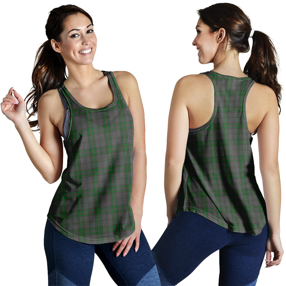 Wicklow County Ireland Tartan Women Racerback Tanks 4XL - Tartan Vibes Clothing