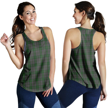 Wicklow County Ireland Tartan Women Racerback Tanks