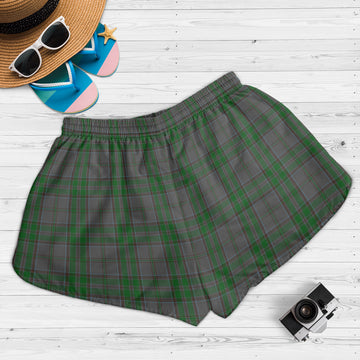 Wicklow County Ireland Tartan Womens Shorts